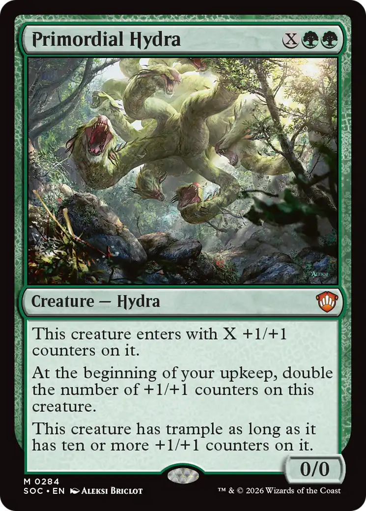 Primordial Hydra [Secrets of Strixhaven Commander] | Gear Gaming Fayetteville