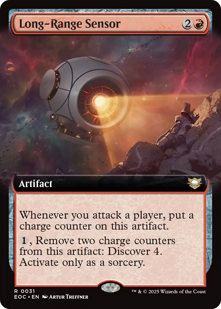 Long-Range Sensor (Extended Art) [Edge of Eternities Commander] | Gear Gaming Fayetteville