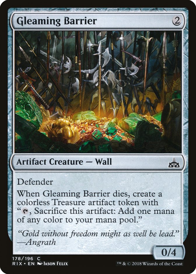 Gleaming Barrier [Rivals of Ixalan] | Gear Gaming Fayetteville