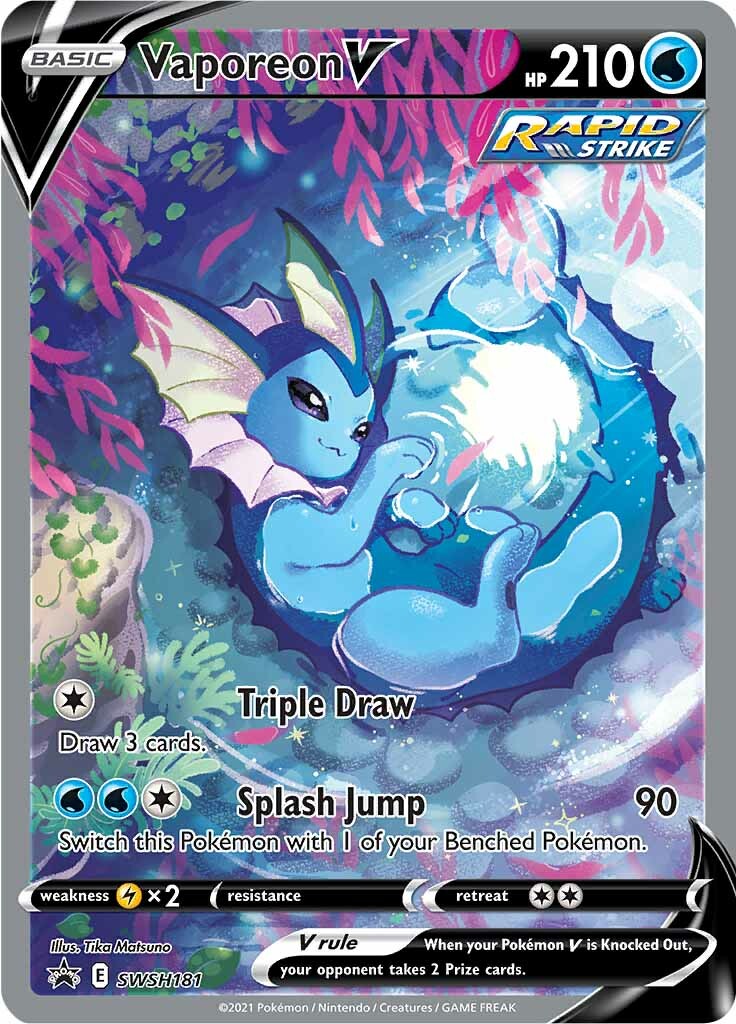 Vaporeon V (SWSH181) [Sword & Shield: Black Star Promos] | Gear Gaming Fayetteville