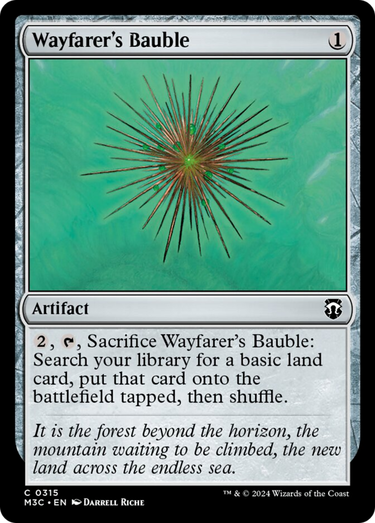 Wayfarer's Bauble (Ripple Foil) [Modern Horizons 3 Commander] | Gear Gaming Fayetteville