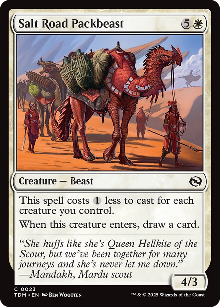 Salt Road Packbeast [Tarkir: Dragonstorm] | Gear Gaming Fayetteville