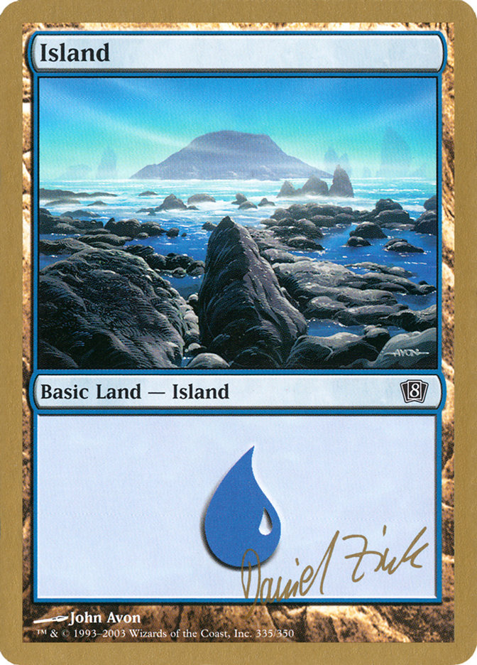 Island (dz335) (Daniel Zink) [World Championship Decks 2003] | Gear Gaming Fayetteville