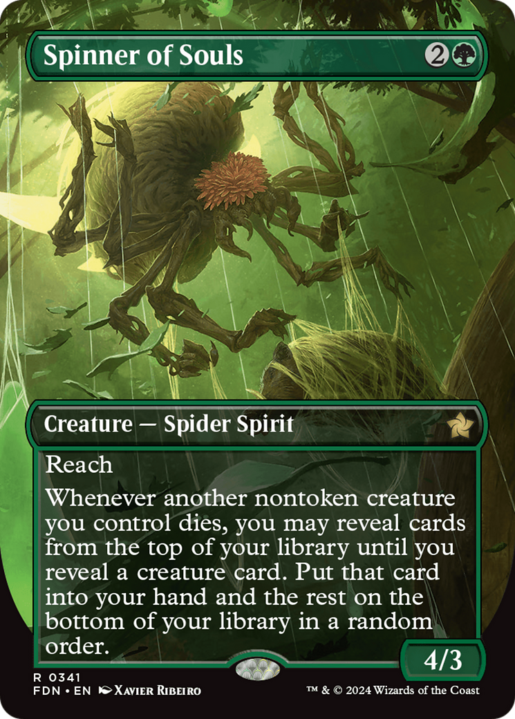 Spinner of Souls (Borderless) [Foundations] | Gear Gaming Fayetteville