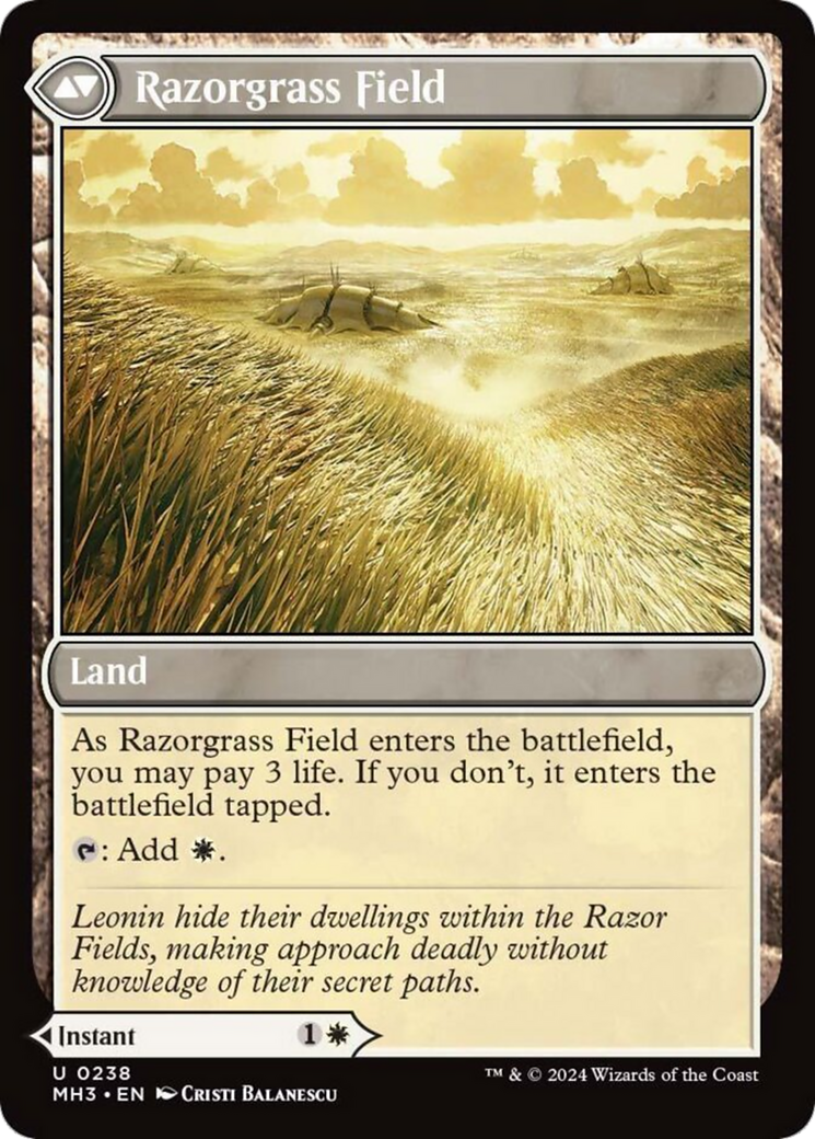 Razorgrass Ambush // Razorgrass Field [Modern Horizons 3] | Gear Gaming Fayetteville