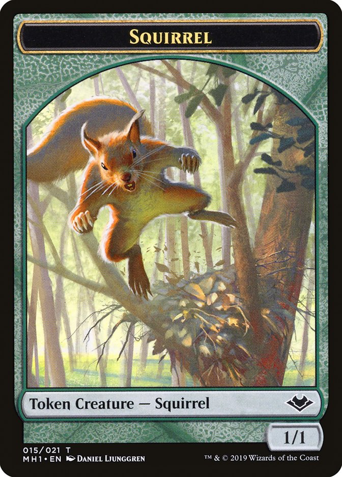 Shapeshifter (001) // Squirrel (015) Double-Sided Token [Modern Horizons Tokens] | Gear Gaming Fayetteville