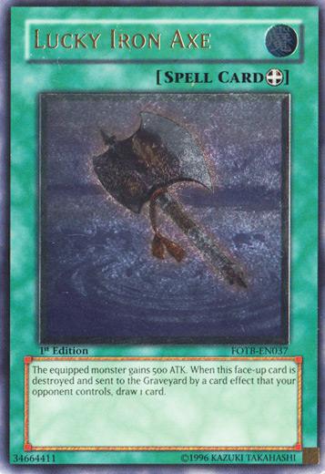 Lucky Iron Axe [FOTB-EN037] Ultimate Rare | Gear Gaming Fayetteville