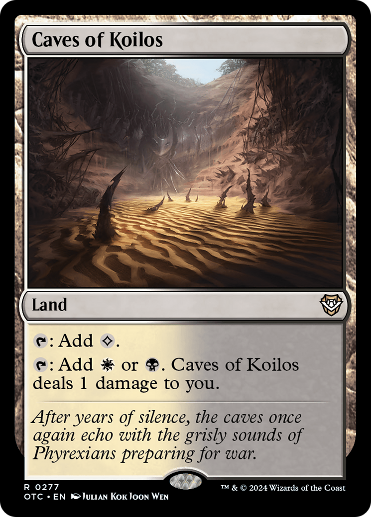 Caves of Koilos [Outlaws of Thunder Junction Commander] | Gear Gaming Fayetteville