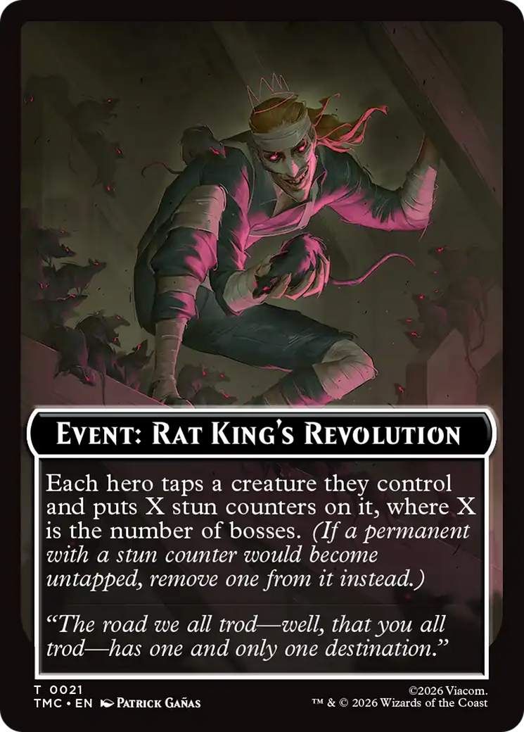 Event: Rat King's Revolution [Teenage Mutant Ninja Turtles Commander Tokens] | Gear Gaming Fayetteville