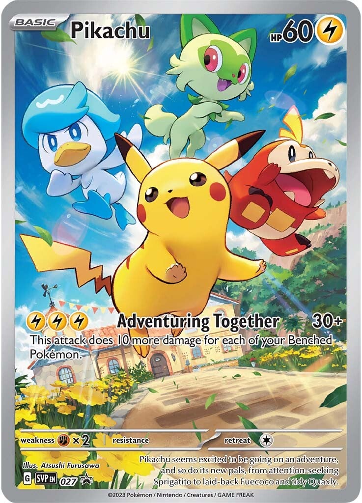 Pikachu (027) [Scarlet & Violet: Black Star Promos] | Gear Gaming Fayetteville