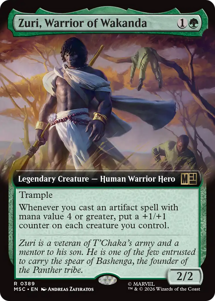 Zuri, Warrior of Wakanda (Extended Art) [Marvel Super Heroes Commander] | Gear Gaming Fayetteville