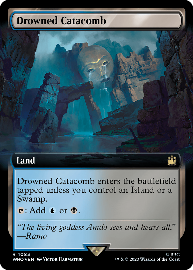 Drowned Catacomb (Extended Art) (Surge Foil) [Doctor Who] | Gear Gaming Fayetteville