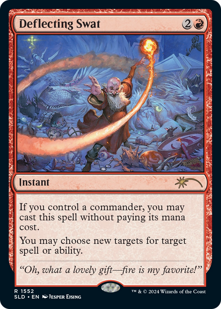 Deflecting Swat (Rainbow Foil) [Secret Lair Drop Series] | Gear Gaming Fayetteville