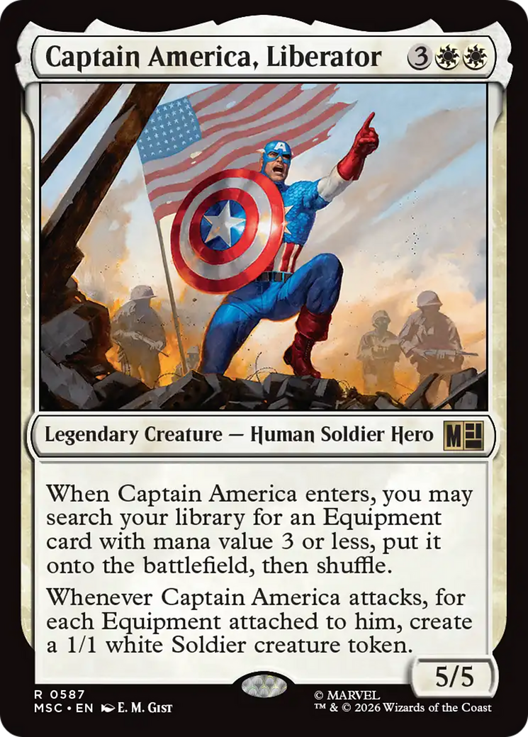 Captain America, Liberator [Marvel Super Heroes Commander] | Gear Gaming Fayetteville