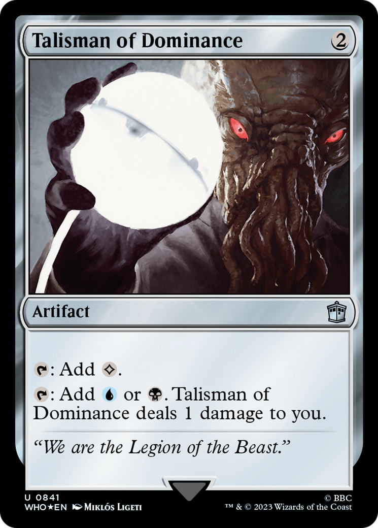 Talisman of Dominance (Surge Foil) [Doctor Who] | Gear Gaming Fayetteville