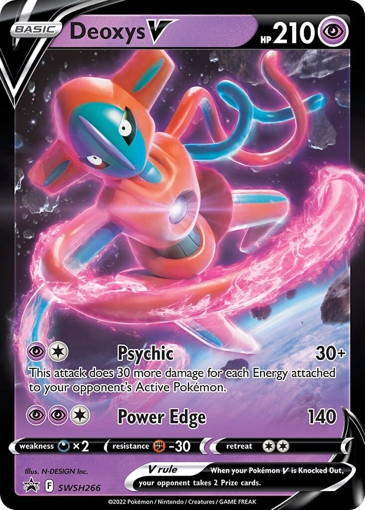 Deoxys V (SWSH266) [Sword & Shield: Black Star Promos] | Gear Gaming Fayetteville