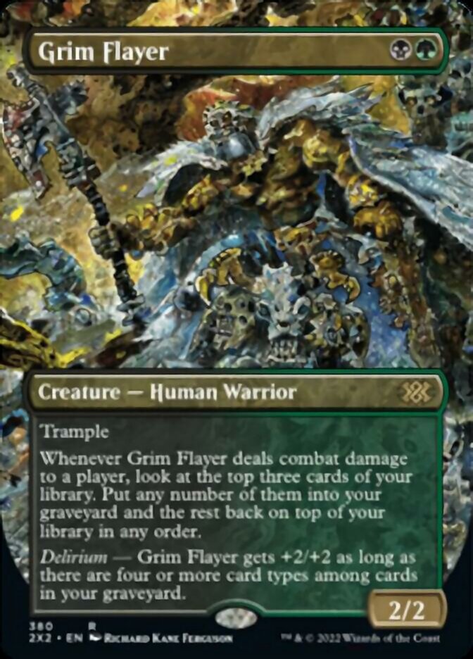 Grim Flayer (Borderless Alternate Art) [Double Masters 2022] | Gear Gaming Fayetteville