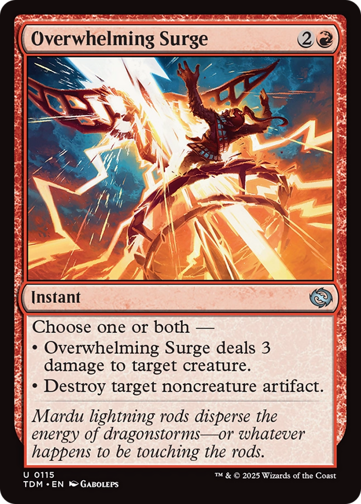 Overwhelming Surge [Tarkir: Dragonstorm] | Gear Gaming Fayetteville