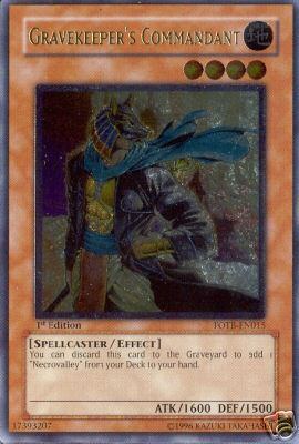Gravekeeper's Commandant [FOTB-EN015] Ultimate Rare | Gear Gaming Fayetteville