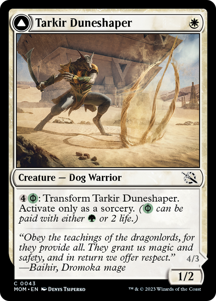 Tarkir Duneshaper // Burnished Dunestomper [March of the Machine] | Gear Gaming Fayetteville