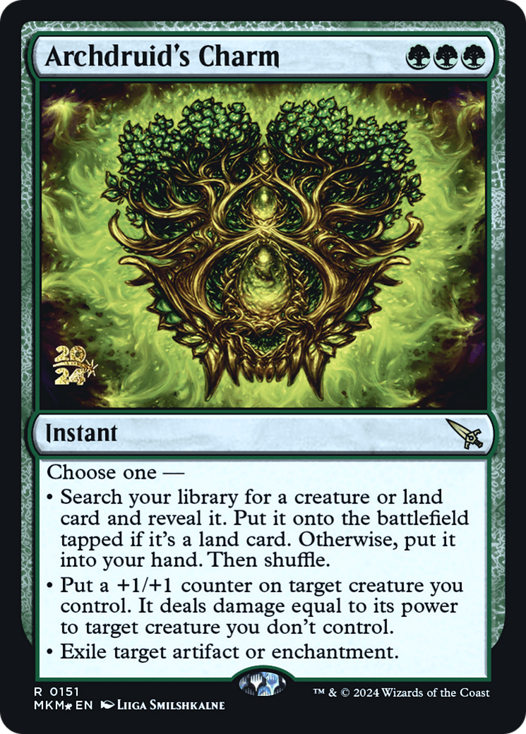 Archdruid's Charm [Murders at Karlov Manor Prerelease Promos] | Gear Gaming Fayetteville