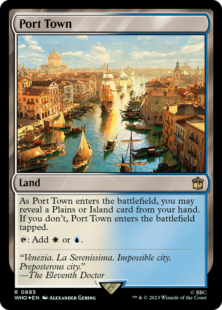 Port Town (Surge Foil) [Doctor Who] | Gear Gaming Fayetteville