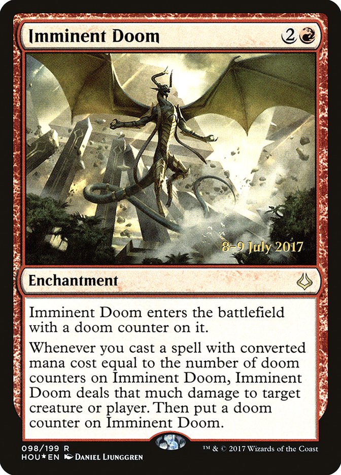 Imminent Doom [Hour of Devastation Prerelease Promos] | Gear Gaming Fayetteville