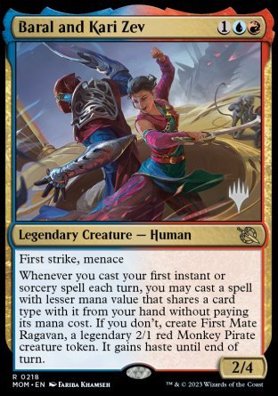 Baral and Kari Zev (Promo Pack) [March of the Machine Promos] | Gear Gaming Fayetteville