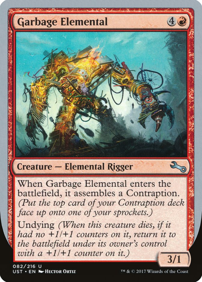 Garbage Elemental (3/1 Creature) [Unstable] | Gear Gaming Fayetteville