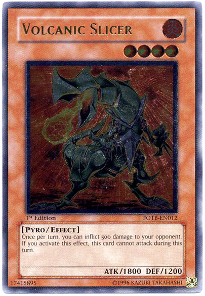 Volcanic Slicer [FOTB-EN012] Ultimate Rare | Gear Gaming Fayetteville