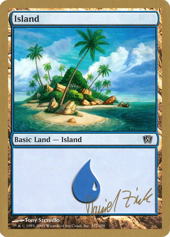 Island (dz337) (Daniel Zink) [World Championship Decks 2003] | Gear Gaming Fayetteville