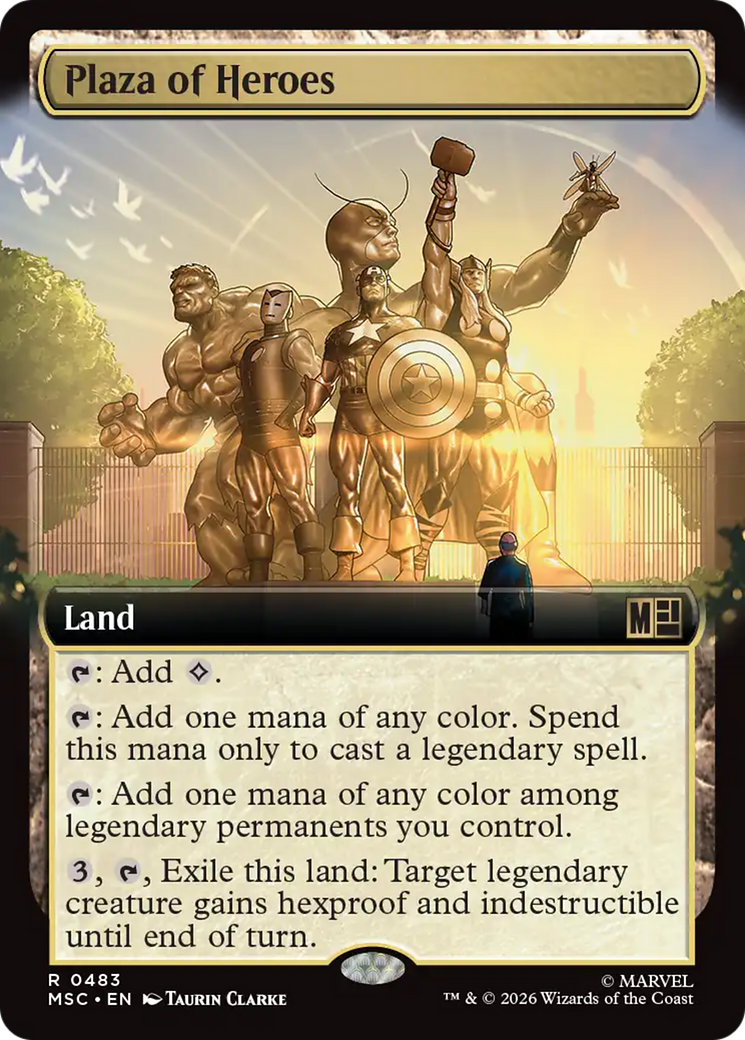 Plaza of Heroes (Extended Art) [Marvel Super Heroes Commander] | Gear Gaming Fayetteville