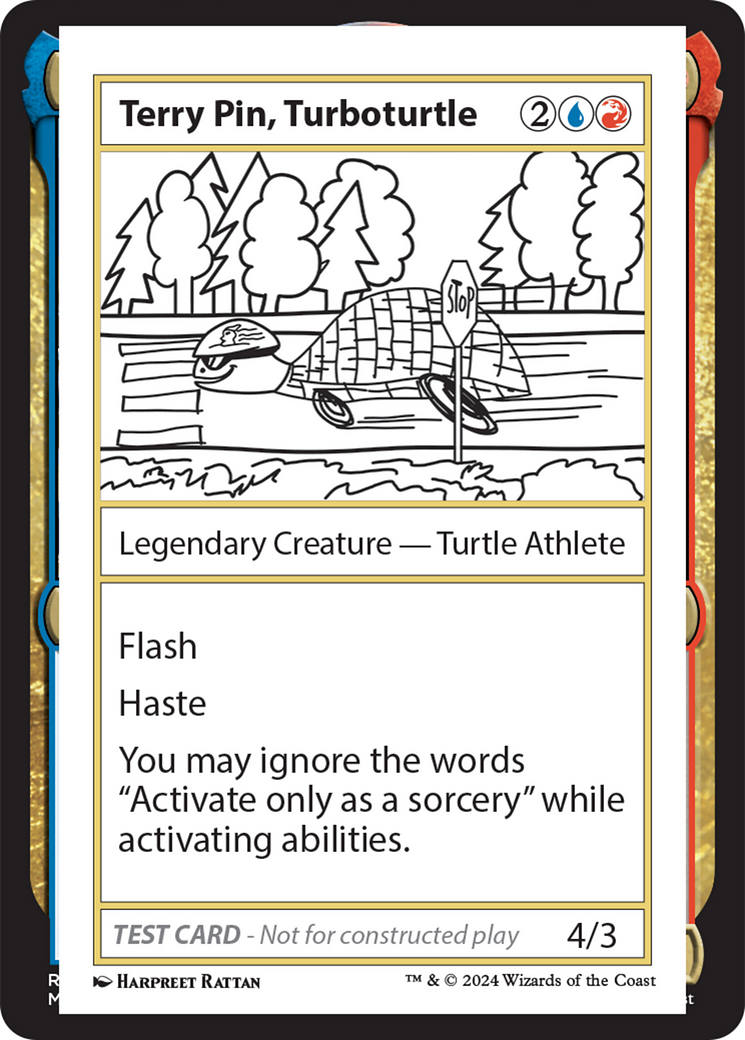 Terry Pin, Turboturtle [Mystery Booster 2 Playtest Cards] | Gear Gaming Fayetteville