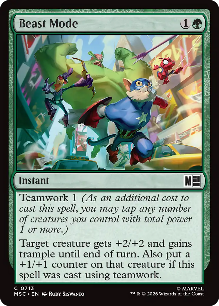 Beast Mode [Marvel Super Heroes Commander] | Gear Gaming Fayetteville