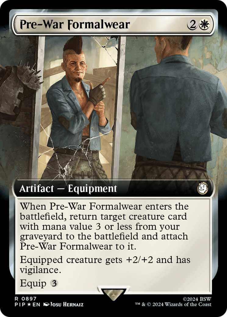 Pre-War Formalwear (Extended Art) (Surge Foil) [Fallout] | Gear Gaming Fayetteville