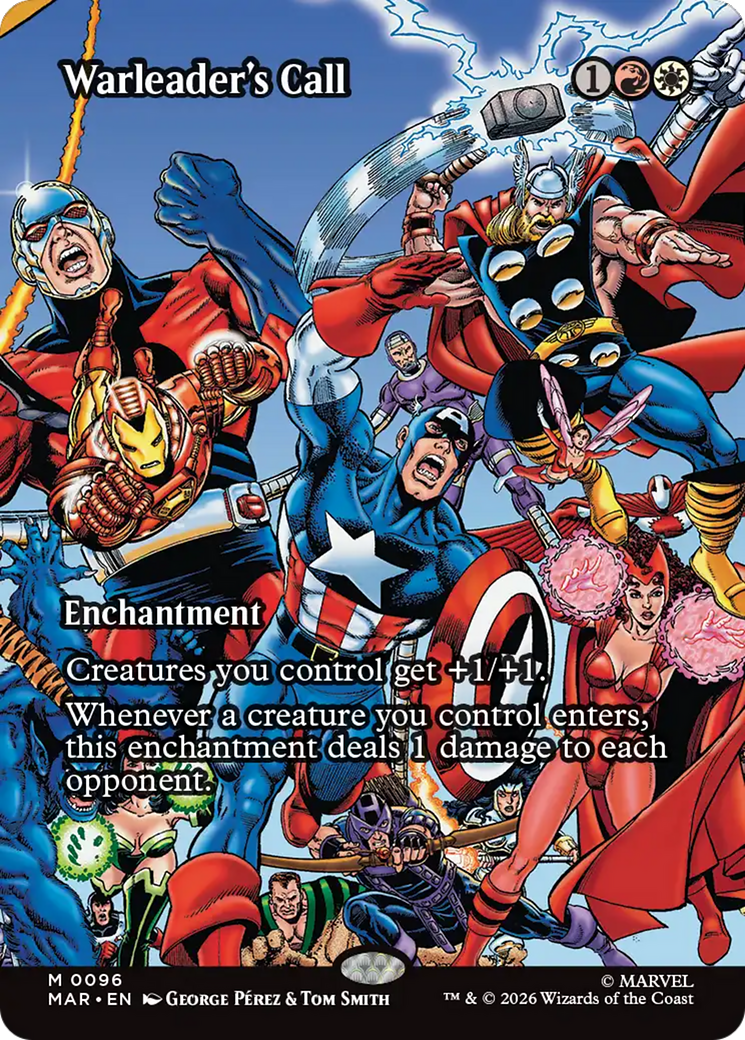 Warleader's Call (Borderless) [Marvel Universe: Eternal-Legal] | Gear Gaming Fayetteville