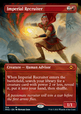 Imperial Recruiter (Borderless Alternate Art) [Modern Horizons 2] | Gear Gaming Fayetteville