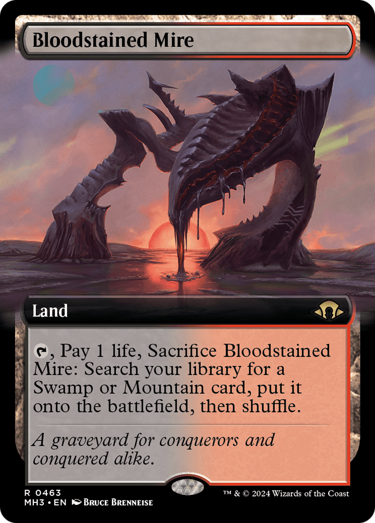 Bloodstained Mire (Extended Art) [Modern Horizons 3] | Gear Gaming Fayetteville