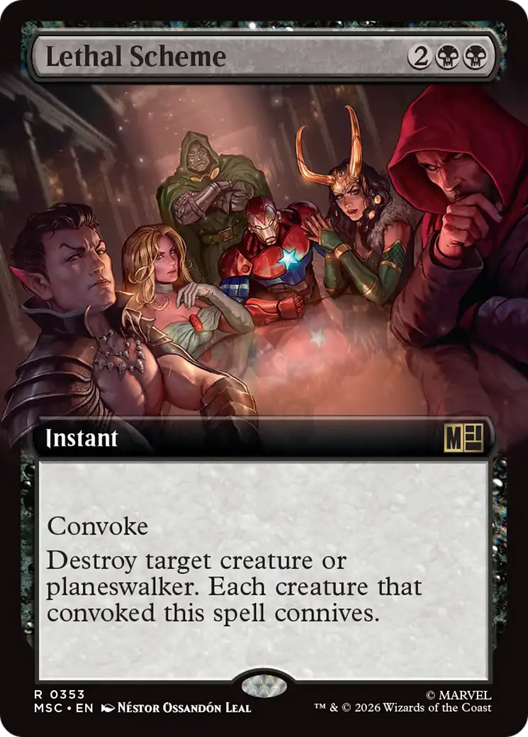 Lethal Scheme (Extended Art) [Marvel Super Heroes Commander] | Gear Gaming Fayetteville