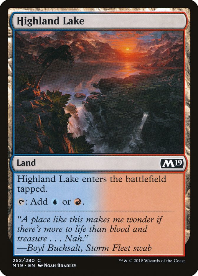 Highland Lake [Core Set 2019] | Gear Gaming Fayetteville