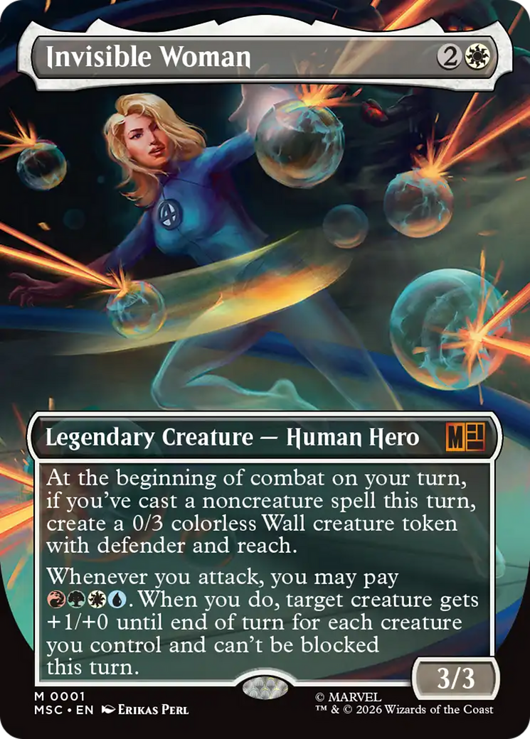 Invisible Woman (Borderless) [Marvel Super Heroes Commander] | Gear Gaming Fayetteville