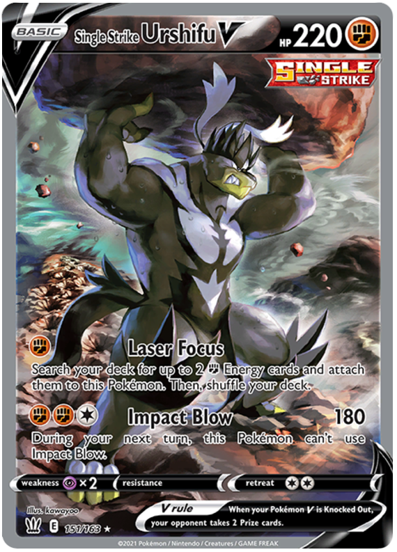 Single Strike Urshifu V (151/163) [Sword & Shield: Battle Styles] | Gear Gaming Fayetteville