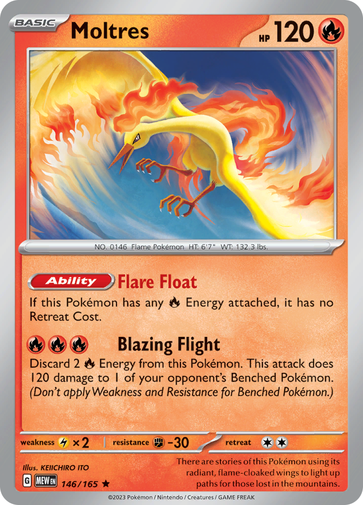 Moltres (146/165) [Scarlet & Violet: 151] | Gear Gaming Fayetteville