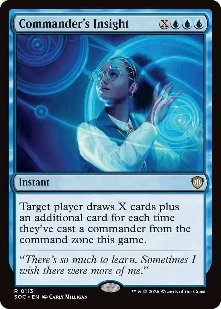 Commander's Insight [Secrets of Strixhaven Commander] | Gear Gaming Fayetteville
