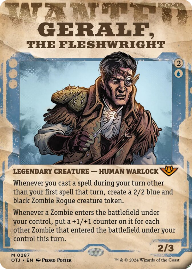 Geralf, the Fleshwright (Showcase) [Outlaws of Thunder Junction] | Gear Gaming Fayetteville