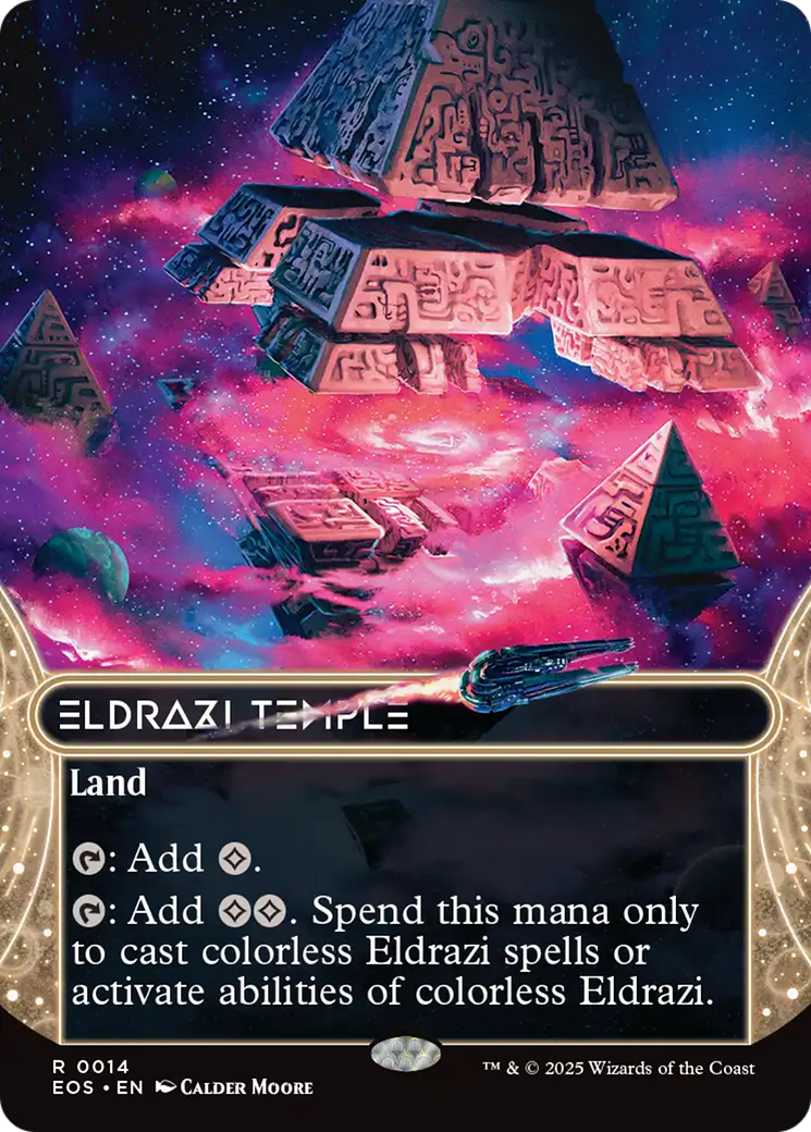 Eldrazi Temple (0014) (Borderless) [Edge of Eternities: Stellar Sights] | Gear Gaming Fayetteville
