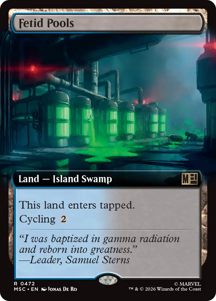Fetid Pools (Extended Art) [Marvel Super Heroes Commander] | Gear Gaming Fayetteville