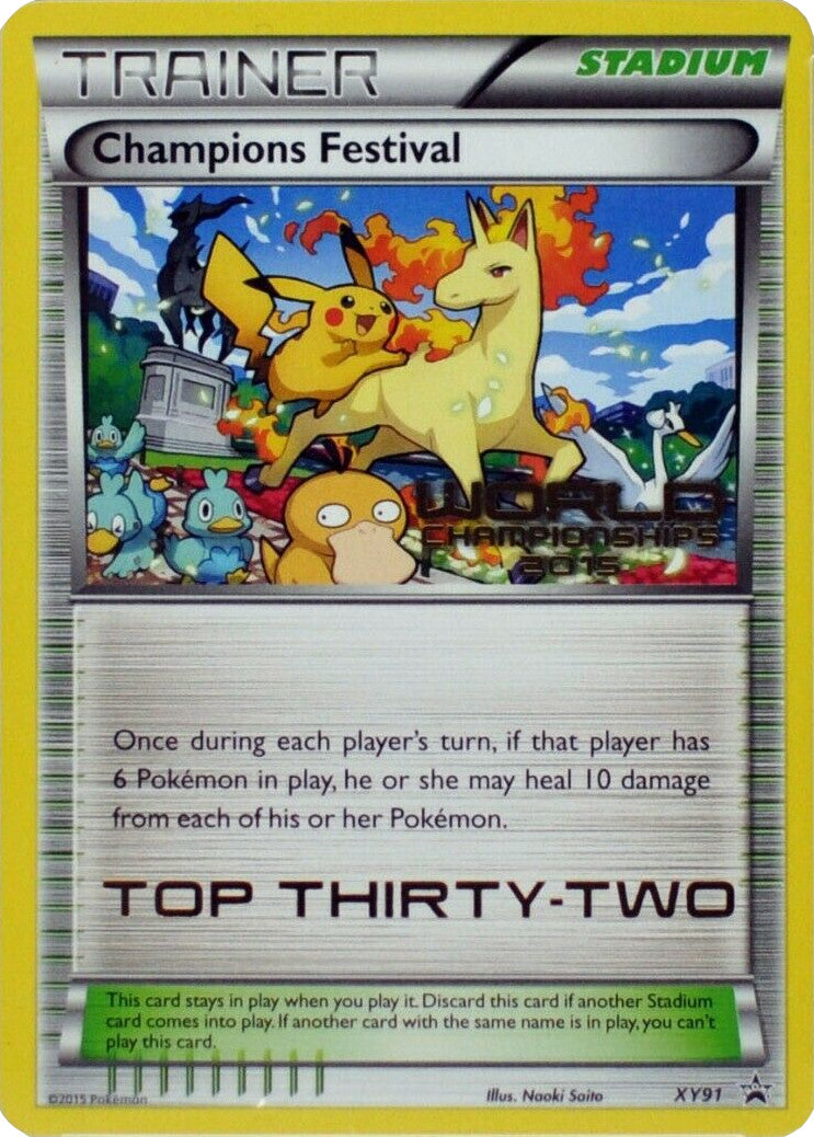 Champions Festival (XY91) (2015 Top Thirty-Two) [XY: Black Star Promos] | Gear Gaming Fayetteville