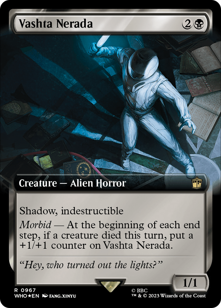 Vashta Nerada (Extended Art) (Surge Foil) [Doctor Who] | Gear Gaming Fayetteville