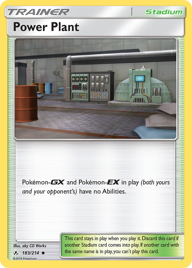 Power Plant (183/214) [Sun & Moon: Unbroken Bonds] | Gear Gaming Fayetteville